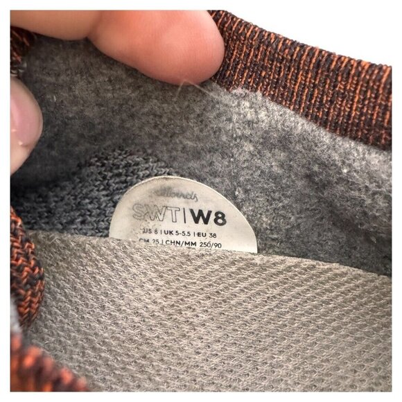 ALLBIRDS TRAIL RUNNER SWT BLACK BUOYANT ORANGE SHOES SNEAKER MENS SIZE 8W - Picture 3 of 6